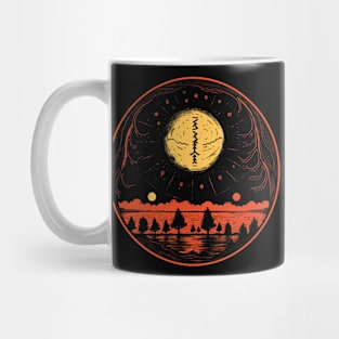 Spooky Halloween - Haunted Forest Shirt - Eerie Art Clothing - "Witching Night" Mug